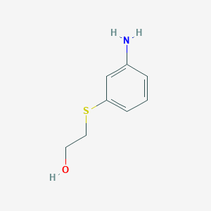 molecular formula C8H11NOS B8670832 Meta-(2-hydroxyethylthio)aniline 