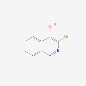 molecular formula C9H6BrNO B8670834 3-Bromo-4-hydroxyisoquinoline 