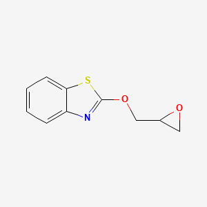 molecular formula C10H9NO2S B8670839 2-(Oxiran-2-ylmethoxy)benzothiazole 