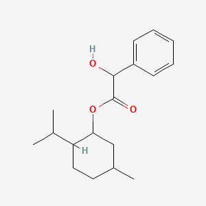 molecular formula C18H26O3 B8670871 (-)-Menthyl hydroxyphenylacetate 