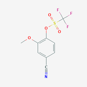 4-Cyano-2-methoxyphenyl trifluoromethanesulfonate