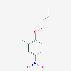 molecular formula C11H15NO3 B8670975 1-Butoxy-2-methyl-4-nitrobenzene CAS No. 112056-13-0
