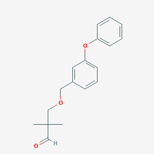 molecular formula C18H20O3 B8670987 2,2-Dimethyl-3-[(3-phenoxyphenyl)methoxy]propanal CAS No. 108331-70-0