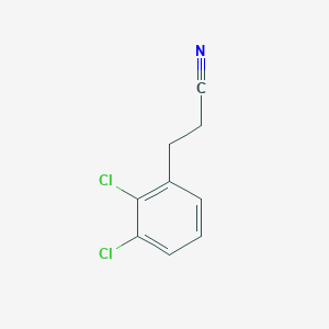 molecular formula C9H7Cl2N B8671056 3-(2,3-Dichlorophenyl)propanenitrile 