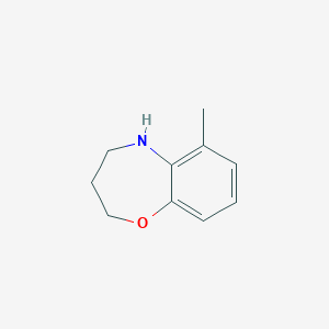 molecular formula C10H13NO B8671089 6-Methyl-2,3,4,5-tetrahydrobenzo[b][1,4]oxazepine 