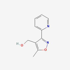 (5-Methyl-3-pyridin-2-yl-isoxazol-4-yl)-methanol