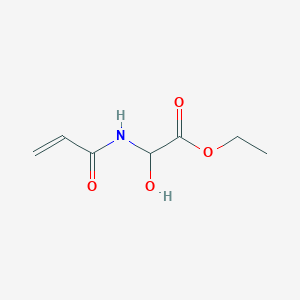 molecular formula C7H11NO4 B8671107 Ethyl (acryloylamino)(hydroxy)acetate CAS No. 89995-70-0