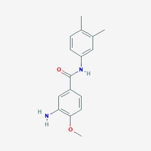 3-Amino-4-methoxy-N-(3,4-dimethylphenyl)-benzamide