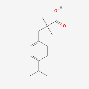 molecular formula C14H20O2 B8671141 3-(4-isopropylphenyl)-2,2-dimethylpropanoic Acid 