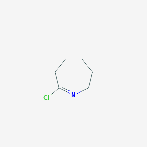 molecular formula C6H10ClN B8671238 7-chloro-3,4,5,6-tetrahydro-2H-azepine CAS No. 86945-39-3