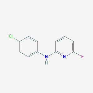 molecular formula C11H8ClFN2 B8671276 (4-Chloro-phenyl)-(6-fluoro-pyridin-2-yl)-amine 