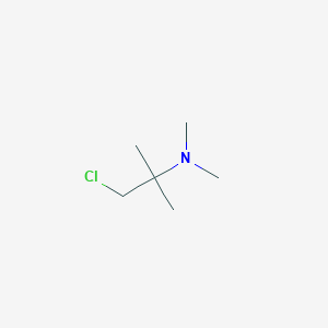 molecular formula C6H14ClN B8671283 1-chloro-N,N,2-trimethylpropan-2-amine 
