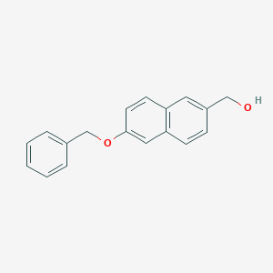 molecular formula C18H16O2 B8671289 [6-(Benzyloxy)naphthalen-2-yl]methanol CAS No. 536974-71-7