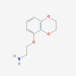 molecular formula C10H13NO3 B8671295 2-(2,3-Dihydrobenzo[1,4]dioxin-5-yloxy)ethylamine 