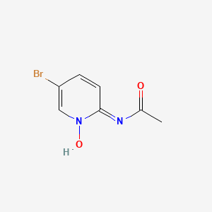 molecular formula C7H7BrN2O2 B8671354 N-(5-Bromo-1-oxido-2-pyridinyl)acetamide CAS No. 705-04-4