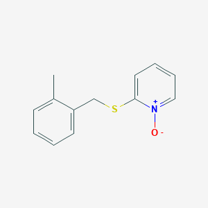 molecular formula C13H13NOS B8671439 2-(2-methylphenylmethylthio)pyridine N-oxide CAS No. 60263-96-9