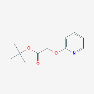 molecular formula C11H15NO3 B8671468 Tert-butyl(pyridin-2-yloxy)acetate 