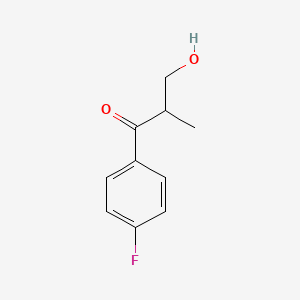 B8671568 1-(4-Fluorophenyl)-3-hydroxy-2-methylpropan-1-one CAS No. 58472-43-8
