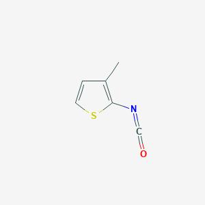 molecular formula C6H5NOS B8671635 2-Isocyanato-3-methylthiophene 