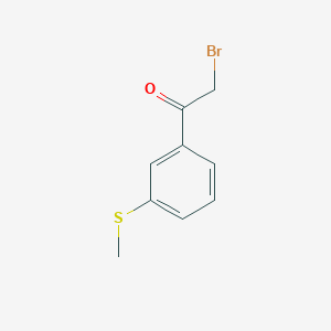 B8671664 2-Bromo-1-(3-(methylthio)phenyl)ethanone CAS No. 89102-48-7