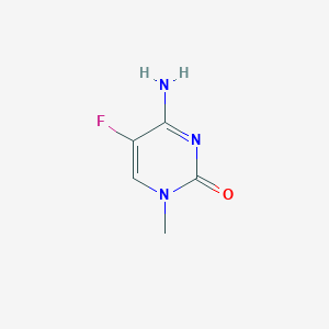 B086717 4-amino-5-fluoro-1-methylpyrimidin-2(1H)-one CAS No. 155-15-7