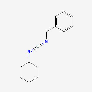 molecular formula C14H18N2 B8671802 N-benzyl-N'-cyclohexylcarbodiimide 