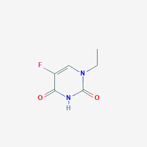 molecular formula C6H7FN2O2 B8671815 1-Ethyl-5-fluorouracil 
