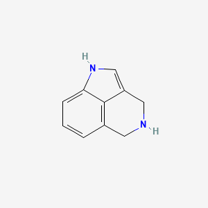 molecular formula C10H10N2 B8671824 1,3,4,5-Tetrahydropyrrolo[4,3,2-de]isoquinoline 