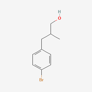 molecular formula C10H13BrO B8671871 3-(4-Bromophenyl)-2-methylpropan-1-ol 