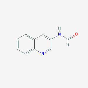 molecular formula C10H8N2O B8671898 N-quinolin-3-ylformamide 