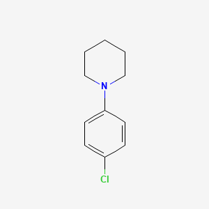 molecular formula C11H14ClN B8671986 1-(4-Chlorophenyl)piperidine 