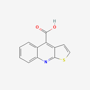 molecular formula C12H7NO2S B8672022 Thieno[2,3-b]quinoline-4-carboxylic acid CAS No. 61334-09-6