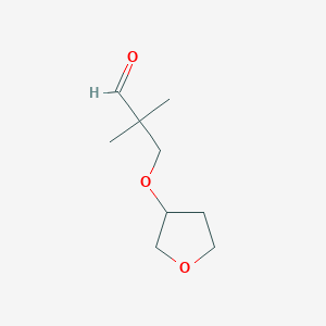 2,2-Dimethyl-3-(tetrahydro-furan-3-yloxy)-propionaldehyde