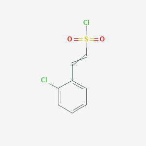 molecular formula C8H6Cl2O2S B8672056 2-(2-Chloro-phenyl)-ethenesulfonyl chloride 
