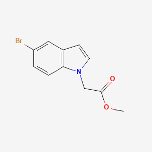 molecular formula C11H10BrNO2 B8672072 methyl (5-bromo-1H-indol-1-yl)acetate 