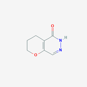 molecular formula C7H8N2O2 B8672109 3,4-Dihydro-2H-pyrano[2,3-d]pyridazin-5(6H)-one 