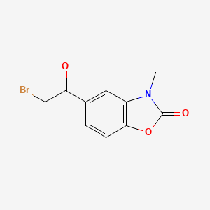 5-(2-Bromopropanoyl)-3-methyl-1,3-benzoxazol-2(3H)-one