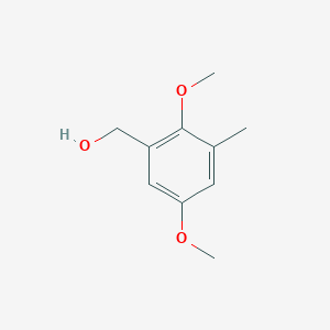 molecular formula C10H14O3 B8672216 (2,5-Dimethoxy-3-methylphenyl)methanol CAS No. 5600-82-8