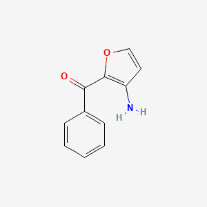 molecular formula C11H9NO2 B8672247 3-Amino-2-benzoylfuran 