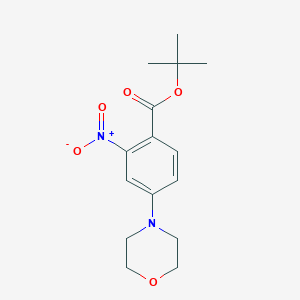 molecular formula C15H20N2O5 B8672293 Tert-butyl 4-morpholin-4-yl-2-nitrobenzoate CAS No. 942271-62-7