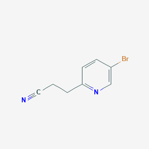 3-(5-Bromopyridin-2-yl)propanenitrile