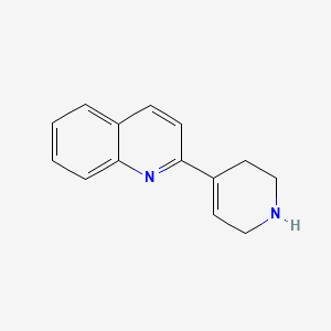 molecular formula C14H14N2 B8672330 2-(1,2,3,6-Tetrahydro-pyridin-4-yl)-quinoline 