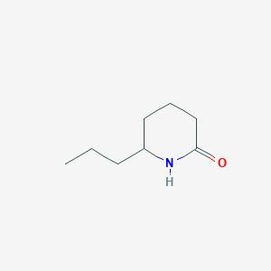 molecular formula C8H15NO B8672335 6-Propylpiperidine-2-one 