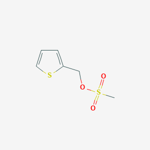 molecular formula C6H8O3S2 B8672336 2-Thienylmethanol mesylate 