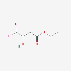 molecular formula C6H10F2O3 B8672380 4,4-Difluoro-3-hydroxy-butyric acid ethyl ester 