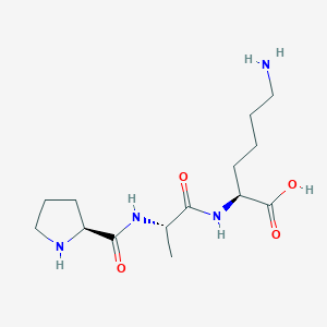 molecular formula C14H26N4O4 B8672390 L-Lysine, L-prolyl-L-alanyl- CAS No. 532959-76-5