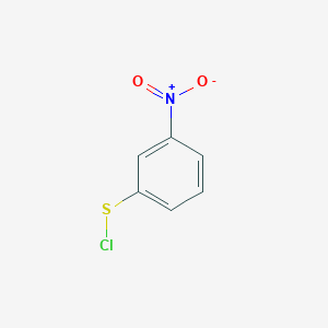 molecular formula C6H4ClNO2S B8672430 3-Nitrobenzenesulfenyl chloride CAS No. 37692-14-1