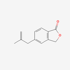 molecular formula C12H12O2 B8672516 5-(2-methylprop-2-en-1-yl)-2-benzofuran-1(3H)-one 