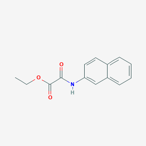 molecular formula C14H13NO3 B8672581 Ethyl [(naphthalen-2-yl)carbamoyl]formate 