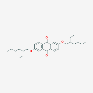 molecular formula C30H40O4 B8672601 2,6-Bis((2-ethylhexyl)oxy)anthracene-9,10-dione CAS No. 332083-42-8